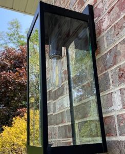 Exterior Light Fixture Cleaning