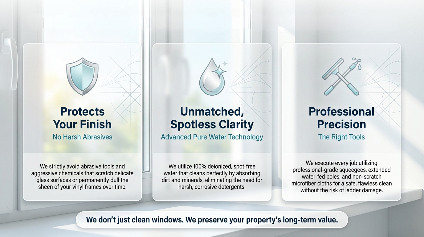 Professional window cleaner